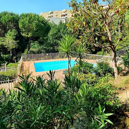 Exceptionnel Studio Nice Proche Mer Avec Piscine, Parking Et Terrasse Apartment Exterior photo